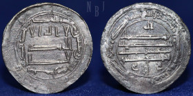 ABBASID: Harun al-Rashid, Silver Dirham, Sijistan 172h, 2.96gm, 24mm, About VF