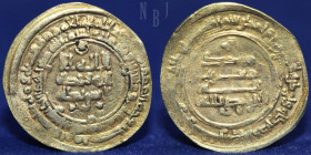 ABBASID CALIPHATE. al-Radi, Gold Dinar, Mah al-Basra 326h,