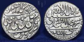 Muhammad Hassan Khan Qajar, Silver Rupi, Mazandaran 1170 AH (1757) 11.38gm, 25mm, EF