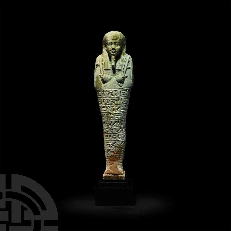 Large Egyptian Shabti for Pa-di-Osiris. Late Period, 26th-30th Dynasty, 664-343 ...