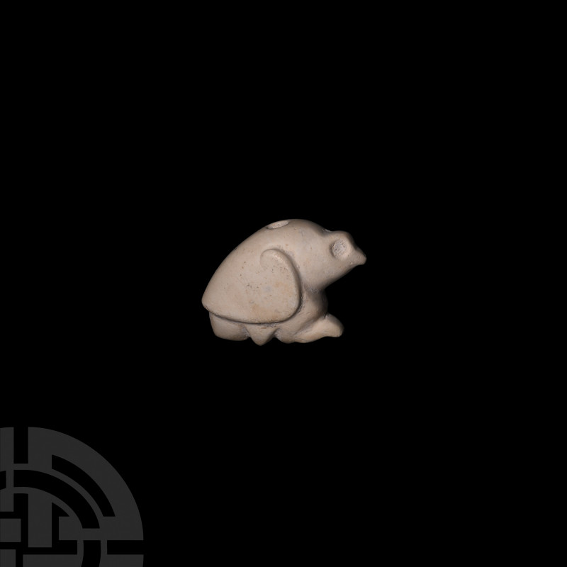 Jemdet Nasr Type Vulture Seal. Late 3rd-early 2nd millennium B.C. A carved marbl...