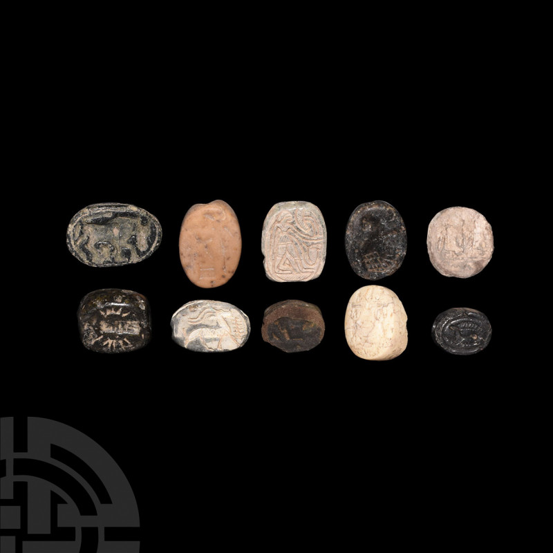 Stamp Seal and Scarab Collection. 2nd millennium B.C.-2nd century A.D. A group o...