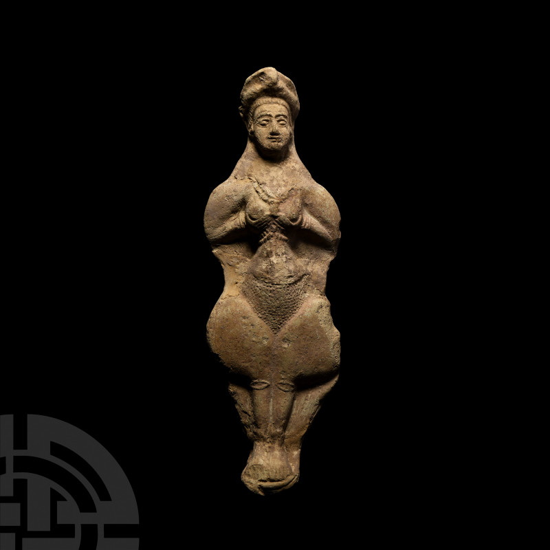 Elamite Goddess or Fertility Idol. 3rd-2nd millennium B.C. A ceramic fertility g...