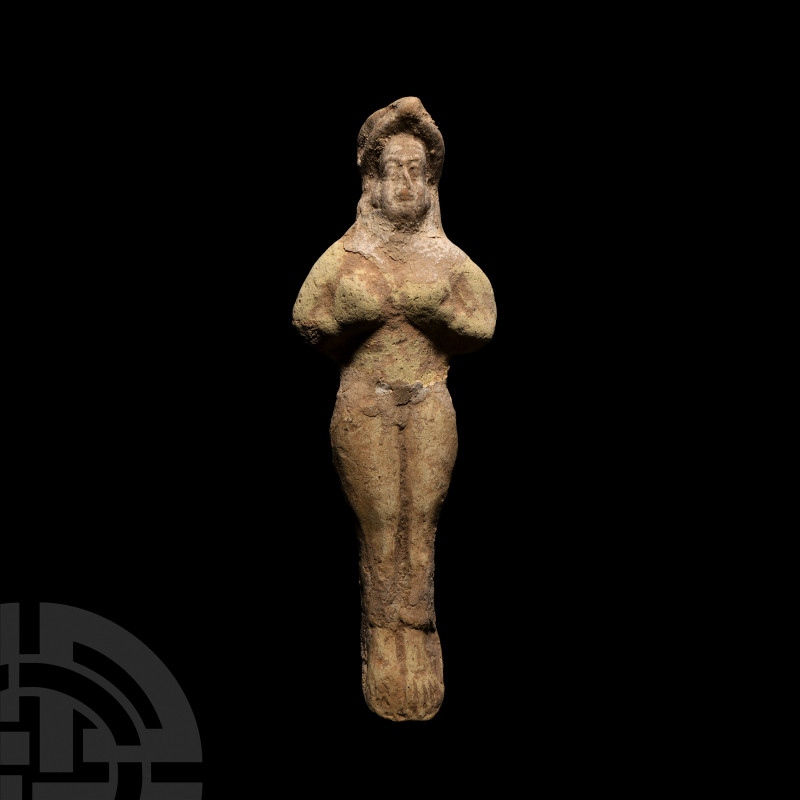 Elamite Goddess or Fertility Idol. 3rd-1st millennium B.C. A ceramic fertility i...