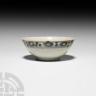 Chinese Tek Sing Shipwreck Bowl. 19th century A.D. A glazed bowl with band of O-motifs and dots around the neck. 100 grams, 10.5 cm wide (4 1/8 in.) N...