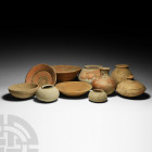 Indus Valley and Other Vessel Collection. 4th-2nd millennium B.C. and later. A mixed group of ten bowls and jars, including two Indus Valley vessels w...