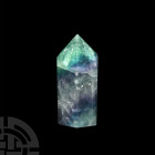Large Fluorite Obelisk. A cut and polished fluorite obelisk; held in a white card collector's tray. 208 grams total, 78 mm (3 in.) From China. Mineral...