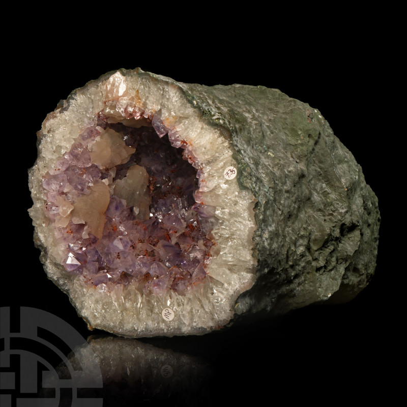 Large Amethyst Crystal Geode Display Specimen. A large display portion of an ame...