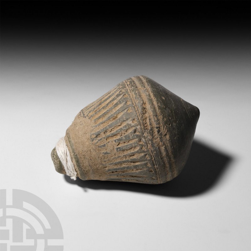 Near Eastern 'Greek Fire' Fire Bomb or Hand Grenade. 13th-15th century A.D. A ho...