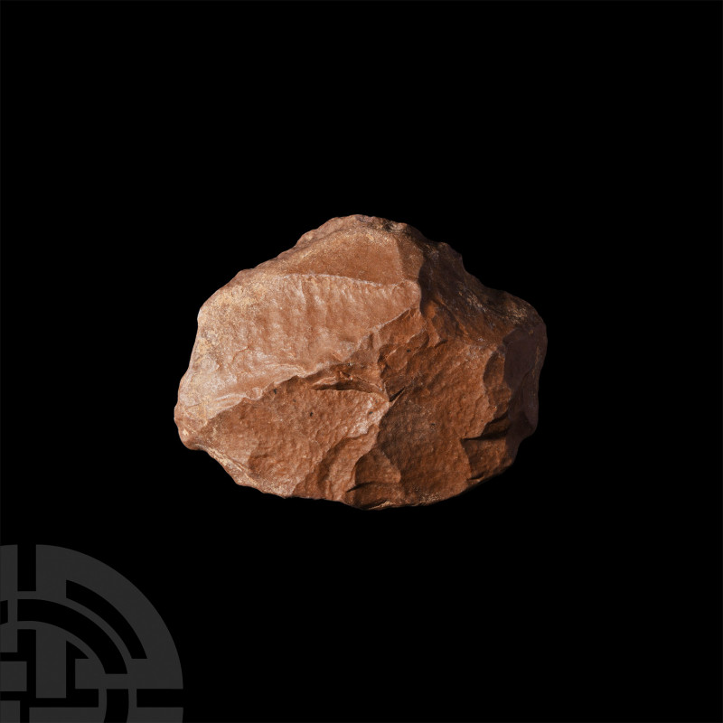 Stone Age Palaeolithic Hand Axe. Palaeolithic, c.300,000 years B.P. A paleolithi...