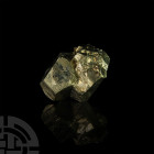 Pyrite Crystal 'Paper Weight' Display Piece. A cluster of pyrite crystals in a variety of sizes with one very large pyritohedral crystal; suitable for...