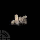 Calcite and Galena Mineral Specimen. A mineral specimen composed of tabular and prismatic calcite crystals on galena. 48.4 grams, 42mm (1 5/8 in.) Min...
