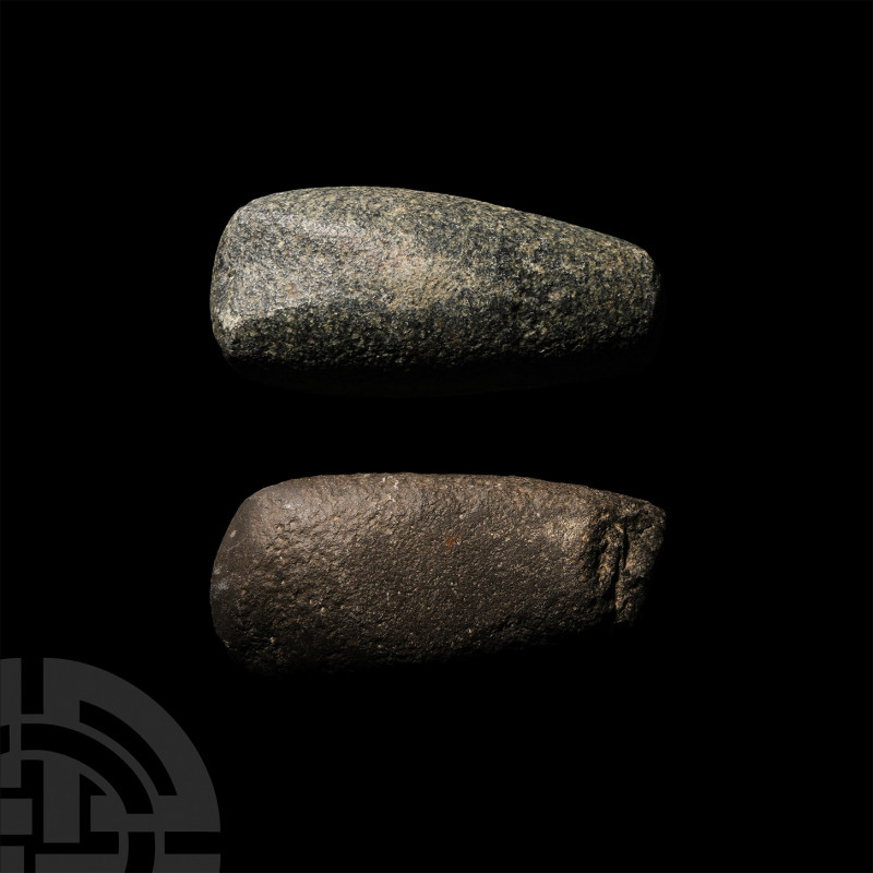 Stone Age Tenerian Culture Stone Axe Head Group. 8th-6th millennium B.C. A group...