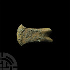 Bronze Age Socketted Axehead. c.12th-8th millennium B.C. The majority of a socketted axehead with a crescentic blade and tapering rectangular-section ...