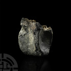 Woolly Rhinoceros Fossil Vertebra. Pleistocene Period, 50,000-20,000 years B.P. A Coelodonta antiquitatis woolly rhinoceros vertebra. 330 grams, 10 cm...