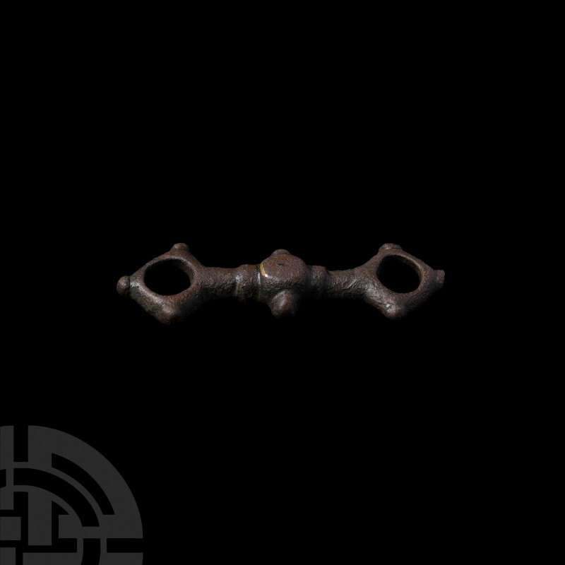 Anglo-Scandinavian Viking Strap Junction. 11th century A.D. A bridle fitting or ...