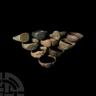 Medieval and Other Ring Collection. Mainly 12th-15th century A.D. A mixed group of finger rings comprising various shapes and sizes, bezels with plain...
