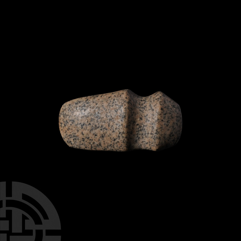 Native American Stone Axehead. 8000 B.C.-1100 A.D. An Archaic or Woodland period...