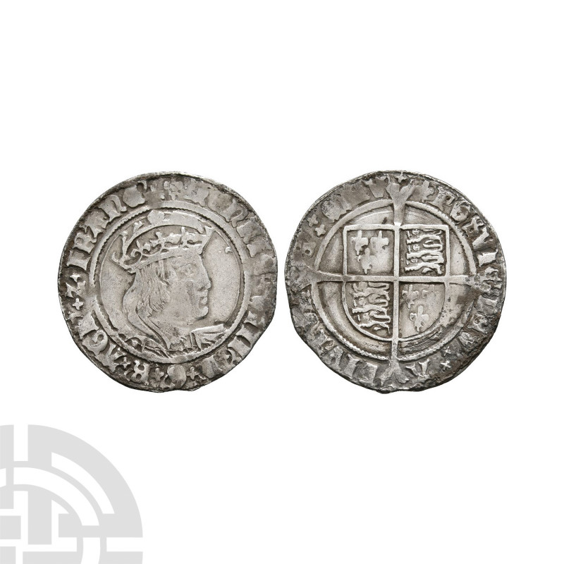 Henry VIII - London - Profile Groat. 1538-1541 A.D. Second coinage, bust D. Obv:...