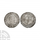 Henry VIII - London - Profile Groat. 1538-1541 A.D. Second coinage, bust D. Obv: profile bust with HENRIC VIII D G R AGL [Z] FRANCE legend and 'lis' m...