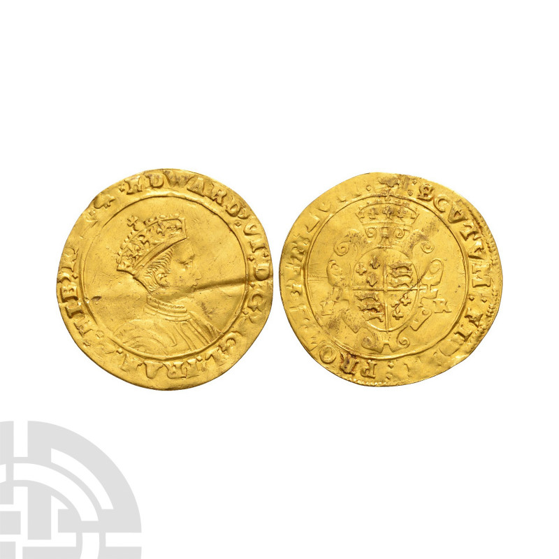 Edward VI - Southwark - Gold Half Sovereign. January 1549-April 1550 A.D. Second...