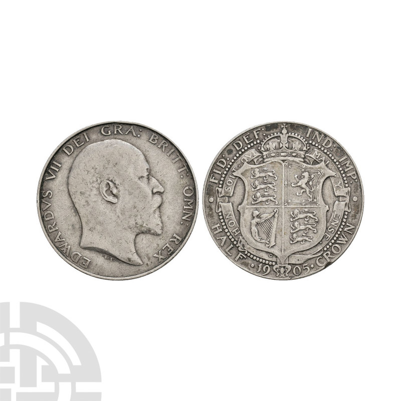 Edward VII - 1905 - Halfcrown. Dated 1905 A.D. Obv: profile bust with EDWARDVS V...