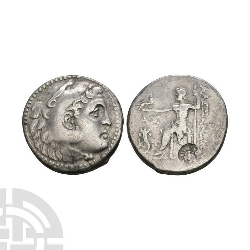 Macedonia - Alexander III (the Great) - Countermarked AR Tetradrachm. 194-193 B....