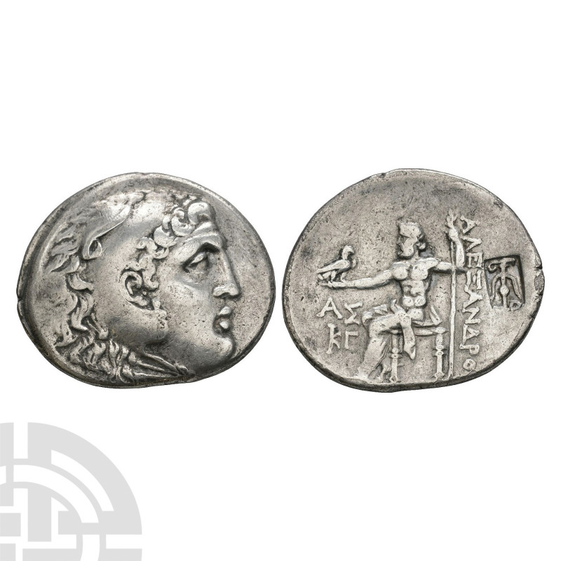 Macedonia - Alexander III (the Great) - Countermarked AR Tetradrachm. 187-186 B....