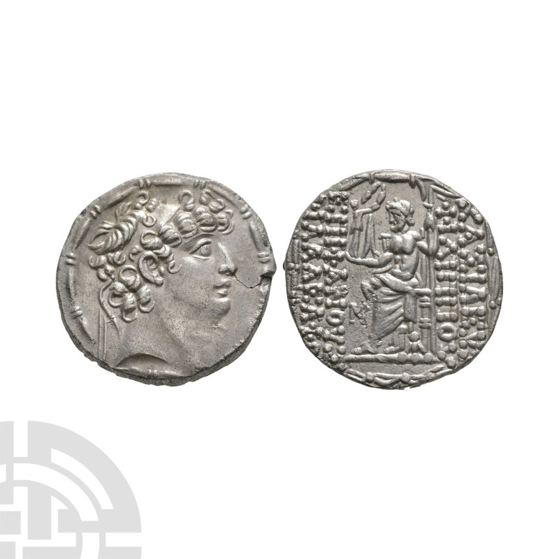 Seleukid Kingdom - Philip I Philadelphus - AR Tetradrachm. After 83 B.C. Obv: di...