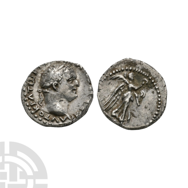 Vespasian - Cappadocia - Nike AR Hemidrachm. 77-78 A.D. Caesarea mint. Obv: AYTO...