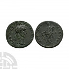 Nerva - Fortuna AE Dupondius. September-December 97 A.D. Rome mint. Obv: IMP NERVA CAES AVG P M TR P COS III P P legend with radiate bust right. Rev: ...