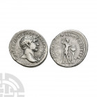 Trajan - Mars AR Denarius. 107 A.D. Rome mint. Obv: IMP TRAIANO AVG GER DAC P M TR P COS V P P legend with laureate bust right, slight drapery on left...