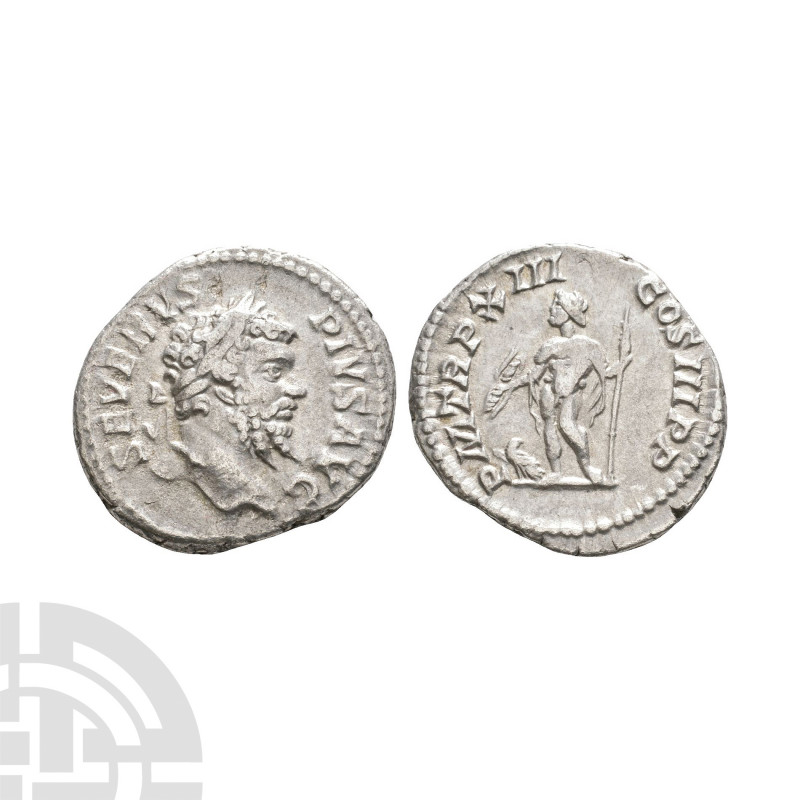 Septimius Severus - Jupiter AR Denarius. 205 A.D. Rome mint. Obv: SEVERUS PIVS A...