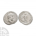 Septimius Severus - Jupiter AR Denarius. 205 A.D. Rome mint. Obv: SEVERUS PIVS AVG legend with laureate bust right. Rev: P M TR P XIII COS III P P leg...