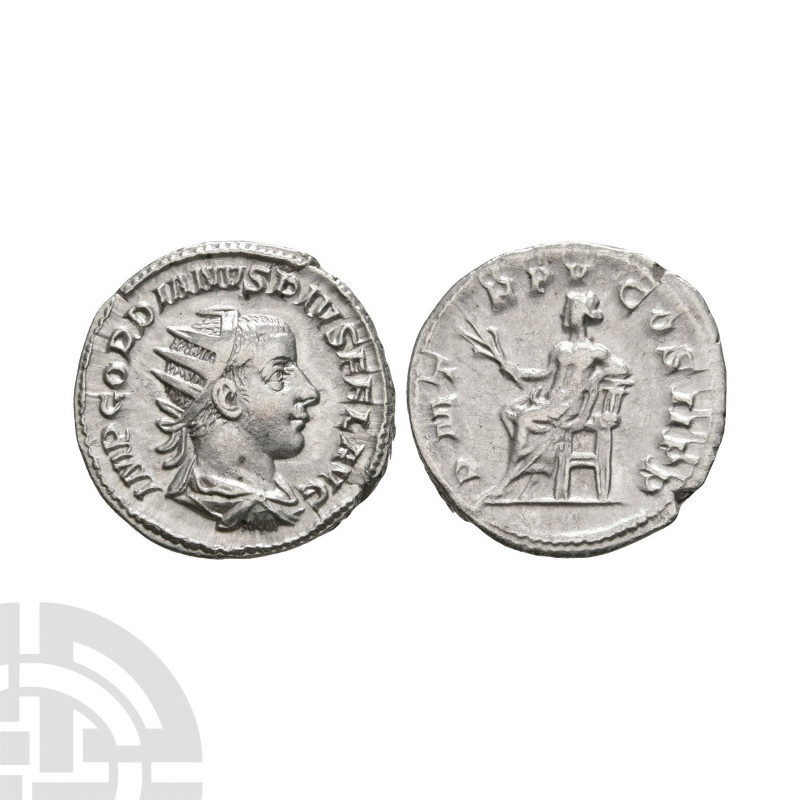 Gordian III - Apollo AR Antoninianus. 242-243 A.D. Rome mint. Obv: IMP GORDIANVS...