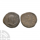 Postumus - Victory AE Sestertius. 260 A.D. Cologne mint. Obv: [IMP C M CASS LAT POS]TVMVS P F AVG legend with laureate and draped bust right. Rev: [VI...