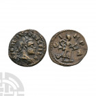 Elagabalus - Mysia - Artemis Phosphoros Bronze. 218-222 A.D. Parium mint. Obv: ANTONINVS PIVS FEL AVG legend with laureate, draped and cuirassed bust ...