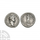 Domitian - Minerva AR Denarius. 81-96 A.D. Rome mint. Obv: IMP CAES DOMIT AVG GERM PM TRP XV legend with laureate head right. Rev: IMP XXII COS XVII C...