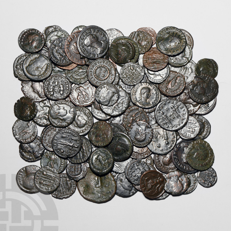 Antoninianii and Later Bronzes [95]. 3rd-4th century A.D. Group comprising: Clau...