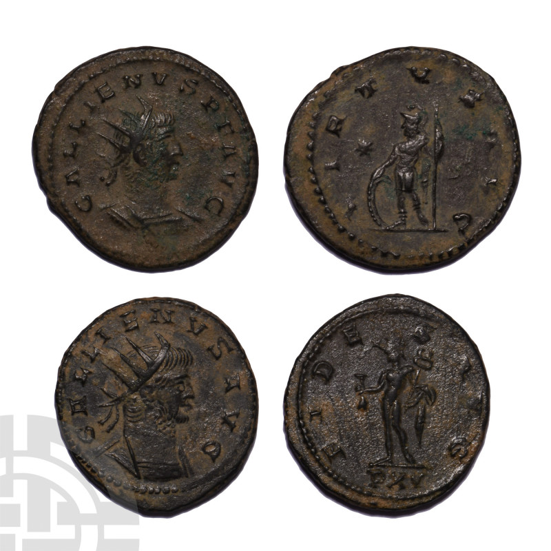 Gallienus - AE Antoninianii [2]. 253-268 A.D. Group comprising Antioch mint anto...