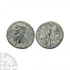 Claudius - Libertas AE As. 41-42 A.D. Rome mint. Obv: TI CLAVDIVS CAESAR AVG P M TR P IMP legend with bare head left. Rev: LIBERTAS AVGVSTA legend wit...
