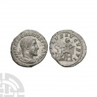 Maximinus I - Salus AR Denarius. 235-236 A.D. Rome mint. Obv: IMP MAXIMINVS PIVS AVG legend with laureate and draped bust right. Rev: SALVS AVGVSTI le...