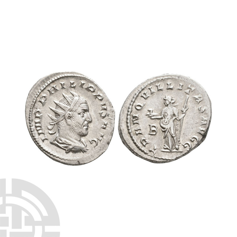 Philip I - Tranquilitas AR Antoninianus. 248 A.D. Rome mint. Obv: IMP PHILIPPVS ...