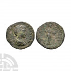 Geta - Nobilitas(?) Plated Denarius. 199 A.D. or later. Imitative. Obv: SEPT GETA CAES PONT legend with bare head right. Rev: [NOBIL]ITAS legend with ...