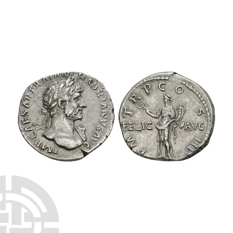 Hadrian - Felicitas AR Denarius. 119 A.D. Rome mint. Obv: IMP CAESAR TRAIAN HADR...