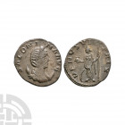 Salonina - Venus AE Antoninianus. 260-262 A.D. Wife of Gallienus, Rome mint. Obv: SALONINA AVG legend with draped bust right with crescent behind. Rev...