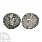 Nerva - Salus AR Denarius. September-December 96 A.D. Rome mint. Obv: IMP NERVA CAES AVG P M TR P COS III P P legend with laureate bust right. Rev: SA...
