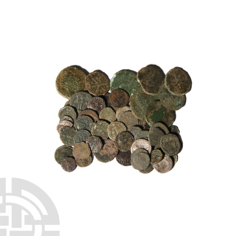 Mixed Issues Group [59]. 2nd-4th century A.D. Group comprising: denarii (11), an...