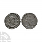 Victorinus - Pax AE Antoninianus. 269-270 A.D. Lugdunum mint. Obv: IMP C PIAV VICTORINVS P F AVG legend with radiate draped bust right. Rev: PAX AVG l...