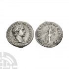 Trajan - Pax AR Denarius. 105 A.D. Rome mint. Obv: IMP TRAIANO AVG GER DAC PM TRP COS V P P legend with laureate head right. Rev: SPQR OPTIMO PRINCIPI...
